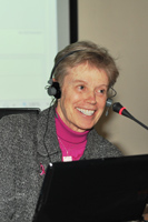 Donna Sanderson, international ambassador of Susan G. Komen for the Cure (USA)