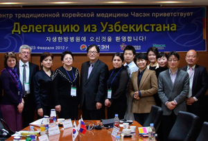Uzbekistan delegation have visited Jaseng Hospital of Korean Eastern medicine on 23th February